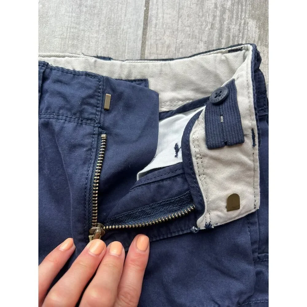 Gap Kids Toddler Boy Cargo Shorts Khaki Chino Navy Everyday Casual Dressy 6 Slim